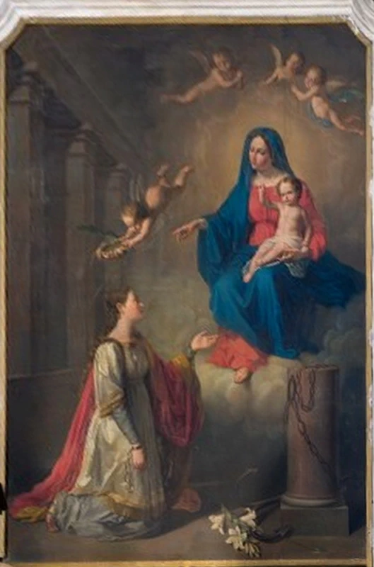 Santa Filomena riceve la visita della Madonna - Lucca